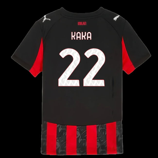 2025-2026 AC Milan Home Shirt (Kids) (Kaka 22)