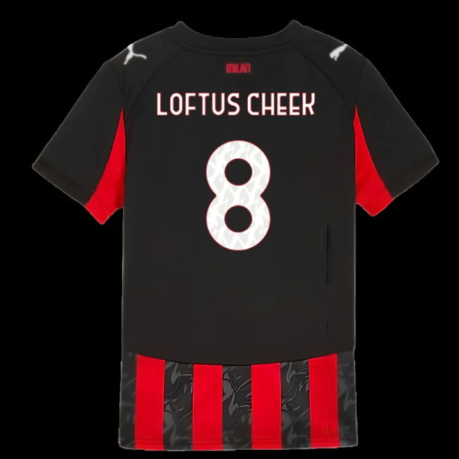 2025-2026 AC Milan Home Shirt (Kids) (Loftus Cheek 8)