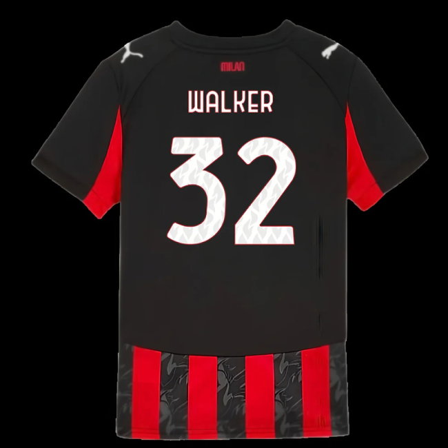 2025-2026 AC Milan Home Shirt (Kids) (Walker 32)