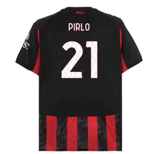 2025-2026 AC Milan Home Shirt (Pirlo 21)