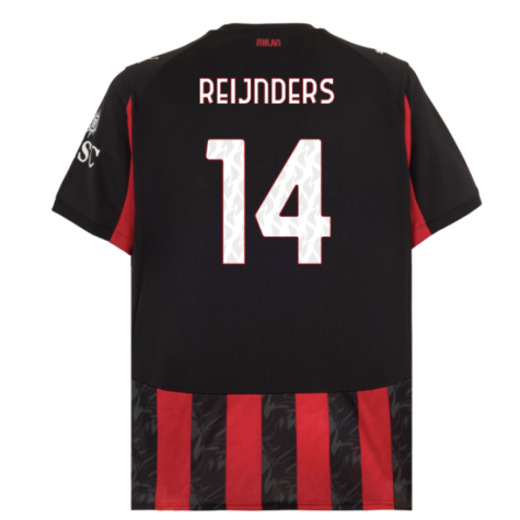 2025-2026 AC Milan Home Shirt (Reijnders 14)