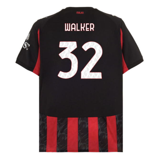 2025-2026 AC Milan Home Shirt (Walker 32)