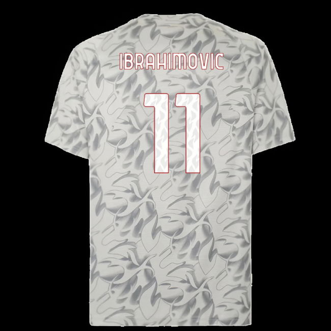 2025-2026 AC Milan Warm Up Jersey (Smokey Gray) (Ibrahimovic 11)
