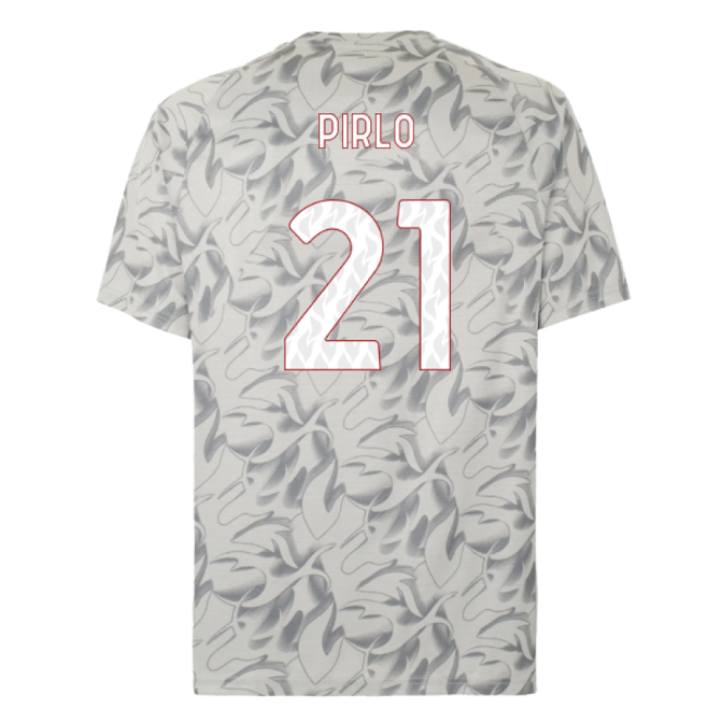 2025-2026 AC Milan Warm Up Jersey (Smokey Gray) (Pirlo 21)