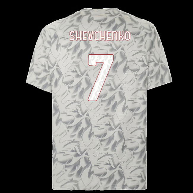 2025-2026 AC Milan Warm Up Jersey (Smokey Gray) (Shevchenko 7)