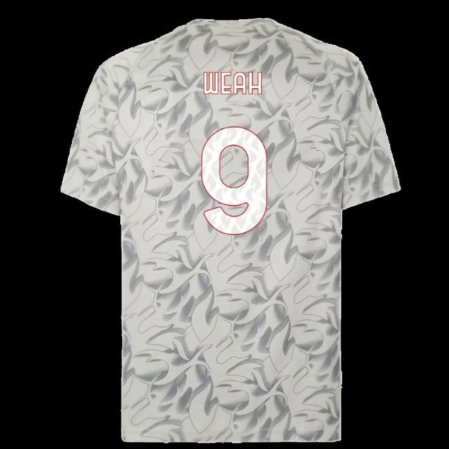 2025-2026 AC Milan Warm Up Jersey (Smokey Gray) (Weah 9)