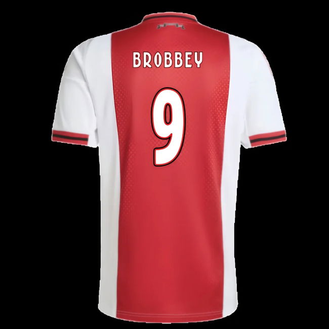 2025-2026 Ajax Home Shirt (Brobbey 9)