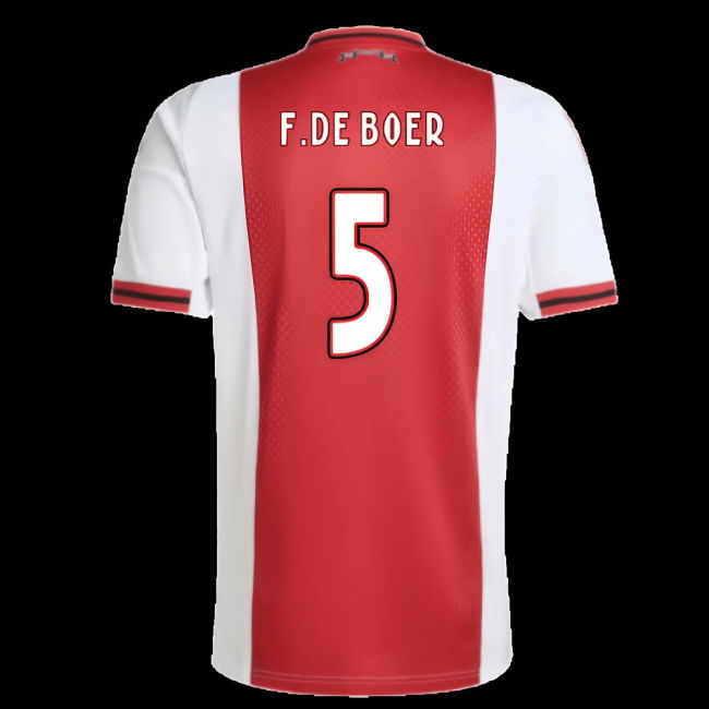 2025-2026 Ajax Home Shirt (F.De Boer 5)