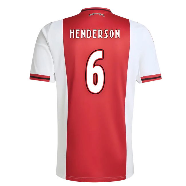2025-2026 Ajax Home Shirt (Henderson 6)