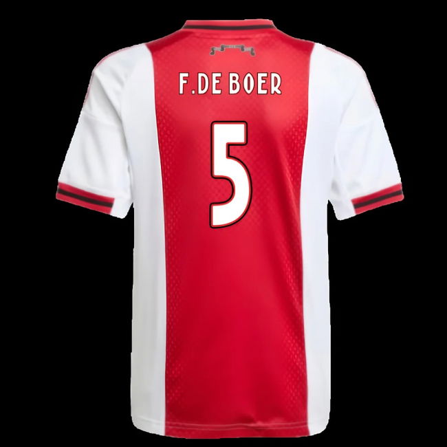2025-2026 Ajax Home Shirt (Kids) (F.De Boer 5)
