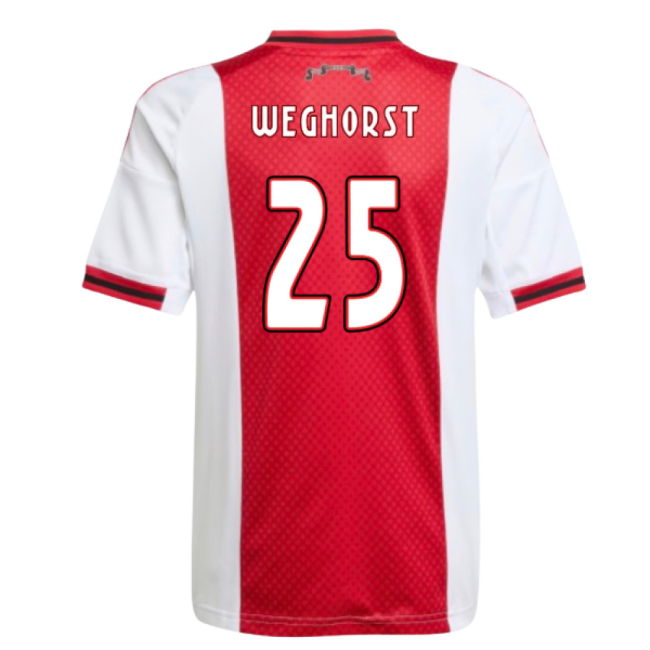 2025-2026 Ajax Home Shirt (Kids) (Weghorst 25)