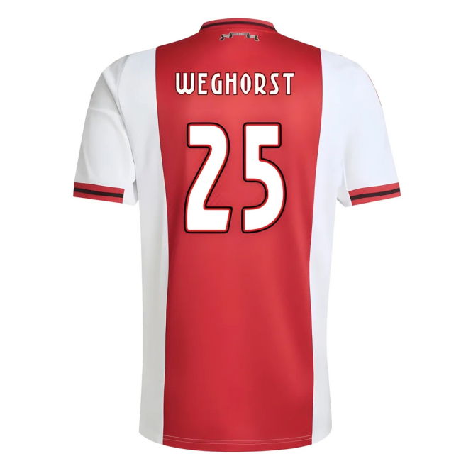2025-2026 Ajax Home Shirt (Weghorst 25)