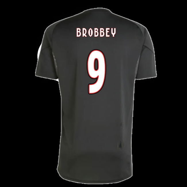 2025-2026 Ajax Training Shirt (Black) (Brobbey 9)