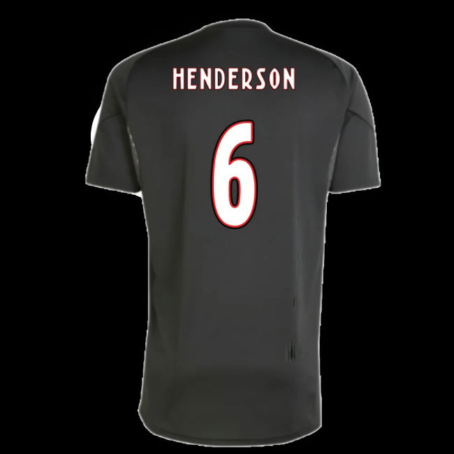 2025-2026 Ajax Training Shirt (Black) (Henderson 6)