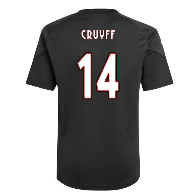 2025-2026 Ajax Training Shirt (Black) - Kids (Cruyff 14)