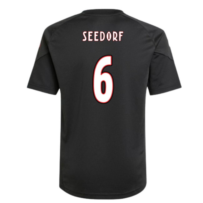 2025-2026 Ajax Training Shirt (Black) - Kids (Seedorf 6)