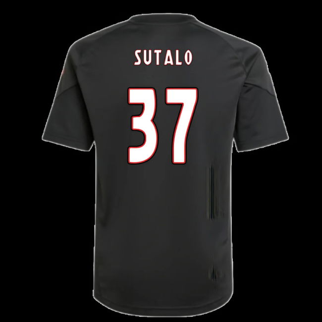 2025-2026 Ajax Training Shirt (Black) - Kids (Sutalo 37)