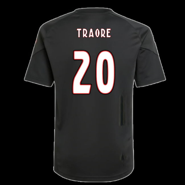 2025-2026 Ajax Training Shirt (Black) - Kids (Traore 20)