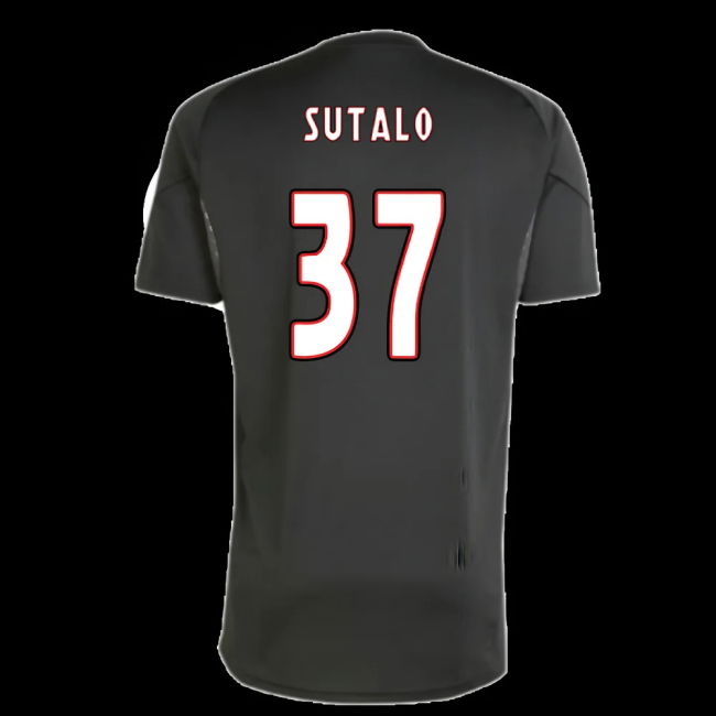 2025-2026 Ajax Training Shirt (Black) (Sutalo 37)
