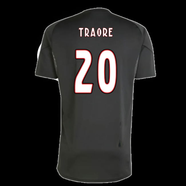 2025-2026 Ajax Training Shirt (Black) (Traore 20)