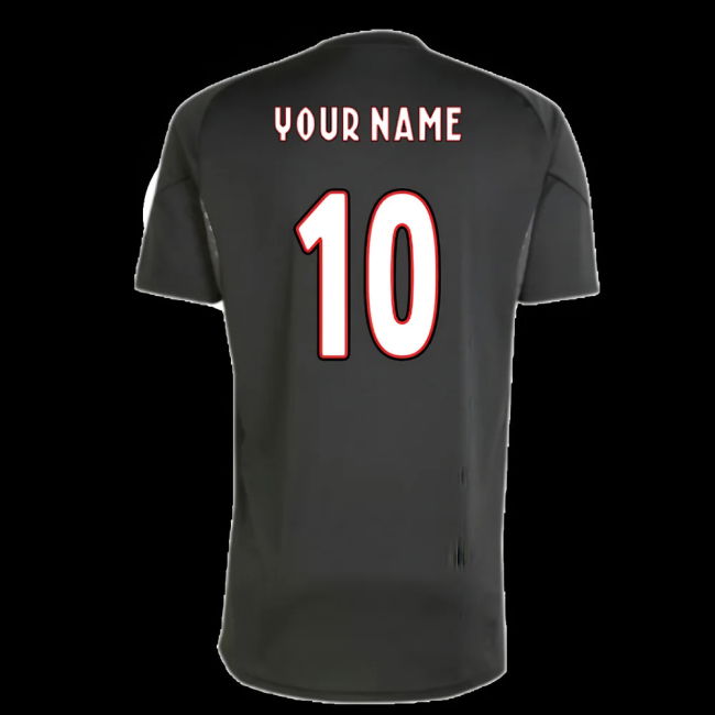2025-2026 Ajax Training Shirt (Black) (Your Name)