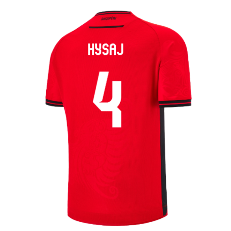 2025-2026 Albania Home Shirt (Hysaj 4)