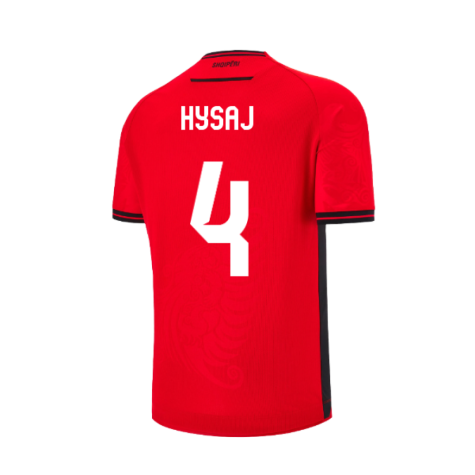 2025-2026 Albania Home Shirt (Kids) (Hysaj 4)