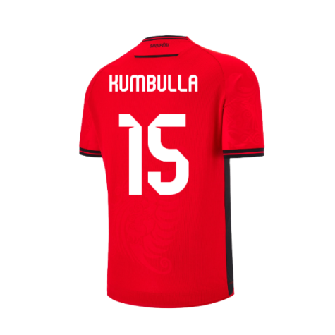2025-2026 Albania Home Shirt (Kids) (Kumbulla 15)