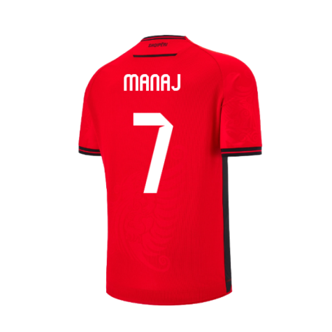 2025-2026 Albania Home Shirt (Kids) (Manaj 7)