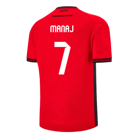 2025-2026 Albania Home Shirt (Manaj 7)
