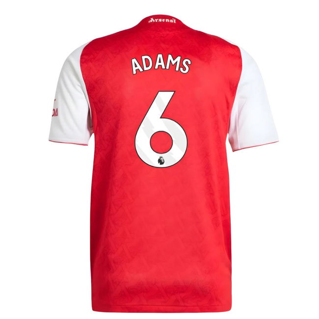 2025-2026 Arsenal Authentic Home Shirt (Adams 6)