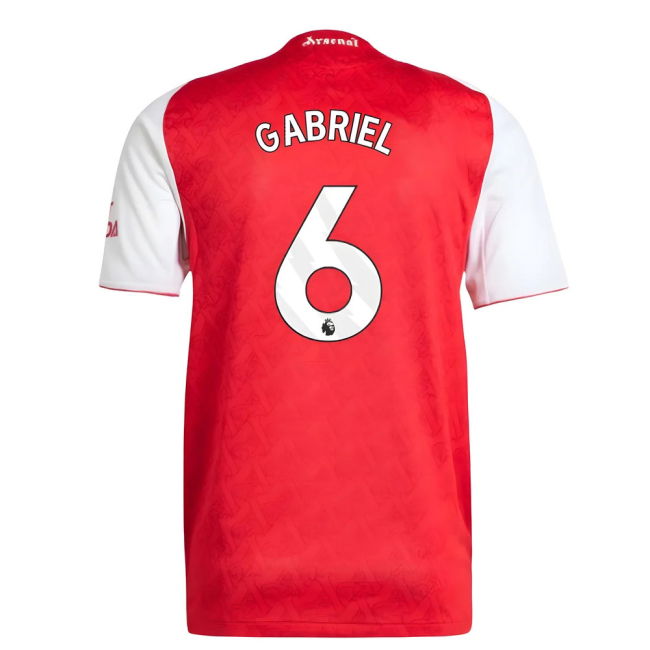 2025-2026 Arsenal Authentic Home Shirt (Gabriel 6)