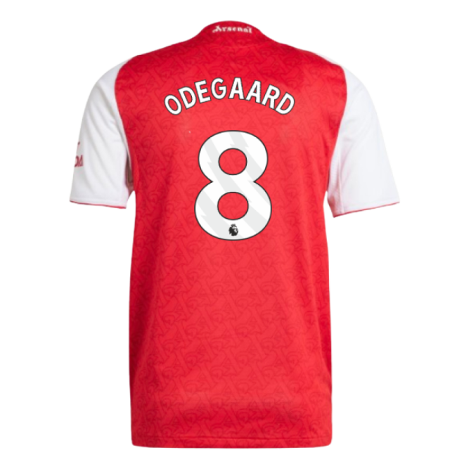 2025-2026 Arsenal Authentic Home Shirt (Odegaard 8)