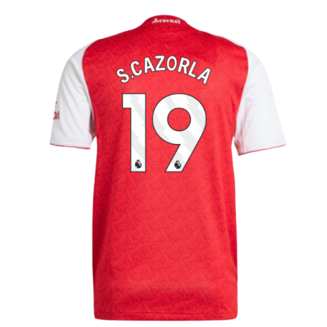2025-2026 Arsenal Authentic Home Shirt (S.Cazorla 19)
