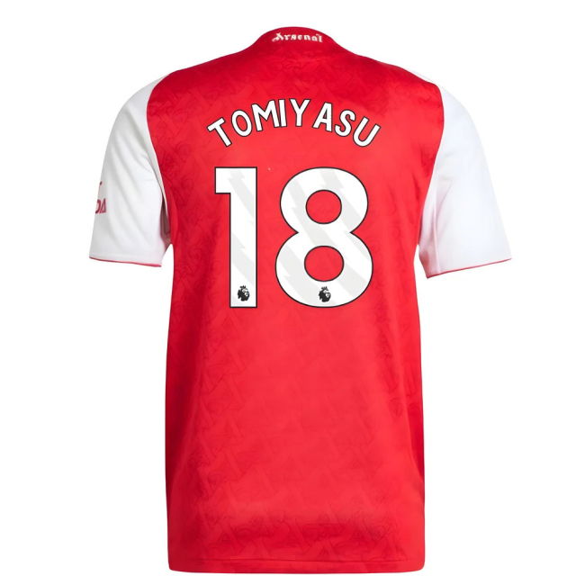 2025-2026 Arsenal Authentic Home Shirt (Tomiyasu 18)