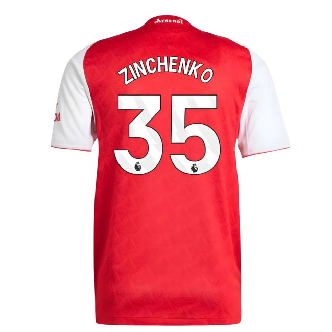 2025-2026 Arsenal Authentic Home Shirt (Zinchenko 35)