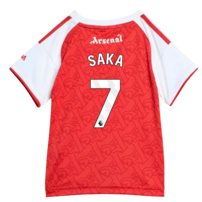 2025-2026 Arsenal Home Baby Kit (Saka 7)
