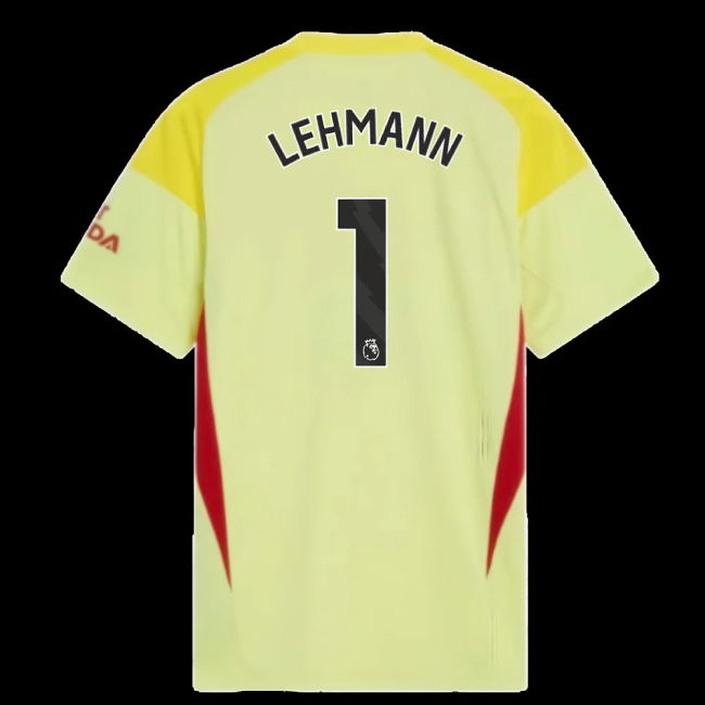 2025-2026 Arsenal Home Goalkeeper Shirt (Yellow) (Lehmann 1)