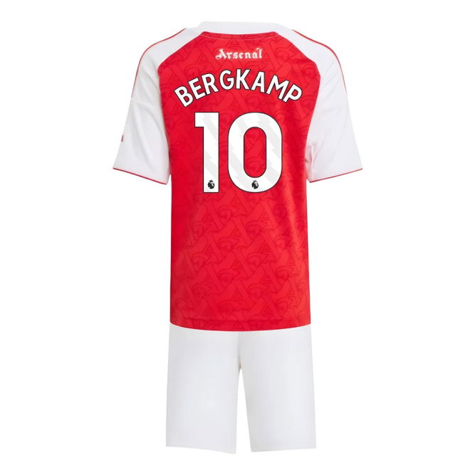 2025-2026 Arsenal Home Mini Kit (Bergkamp 10)