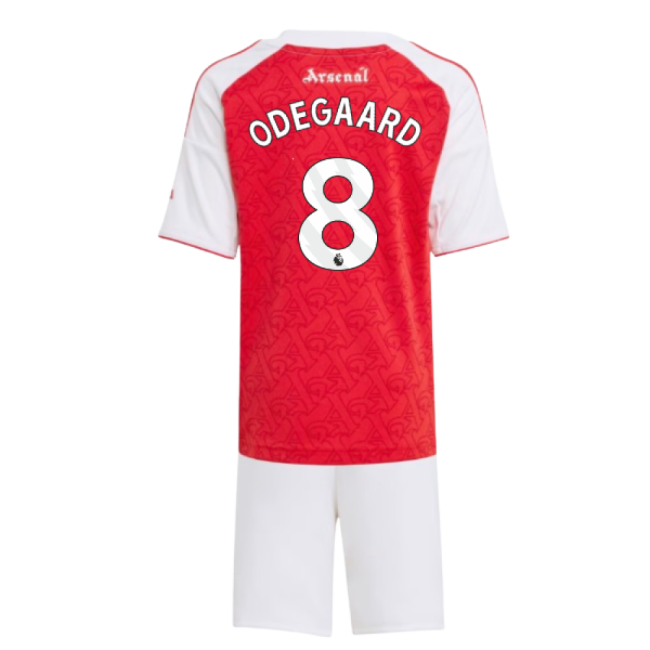 2025-2026 Arsenal Home Mini Kit (Odegaard 8)