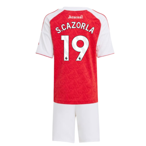 2025-2026 Arsenal Home Mini Kit (S.Cazorla 19)