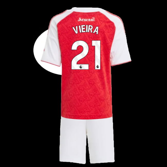 2025-2026 Arsenal Home Mini Kit (Vieira 21)