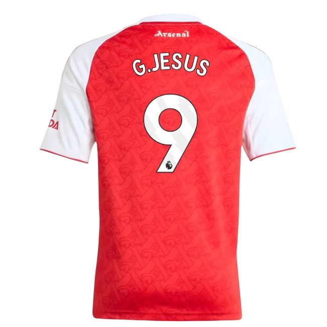 2025-2026 Arsenal Home Shirt (Kids) (G.Jesus 9)