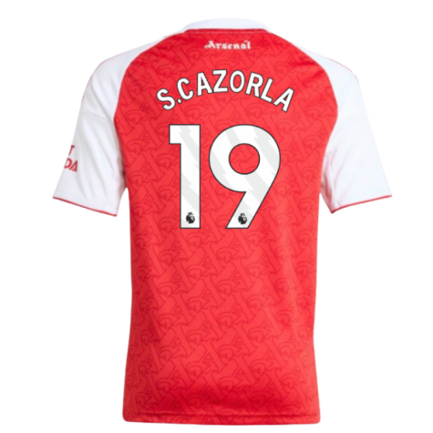 2025-2026 Arsenal Home Shirt (Kids) (S.Cazorla 19)
