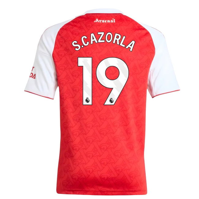 2025-2026 Arsenal Home Shirt (Kids) (S.Cazorla 19)