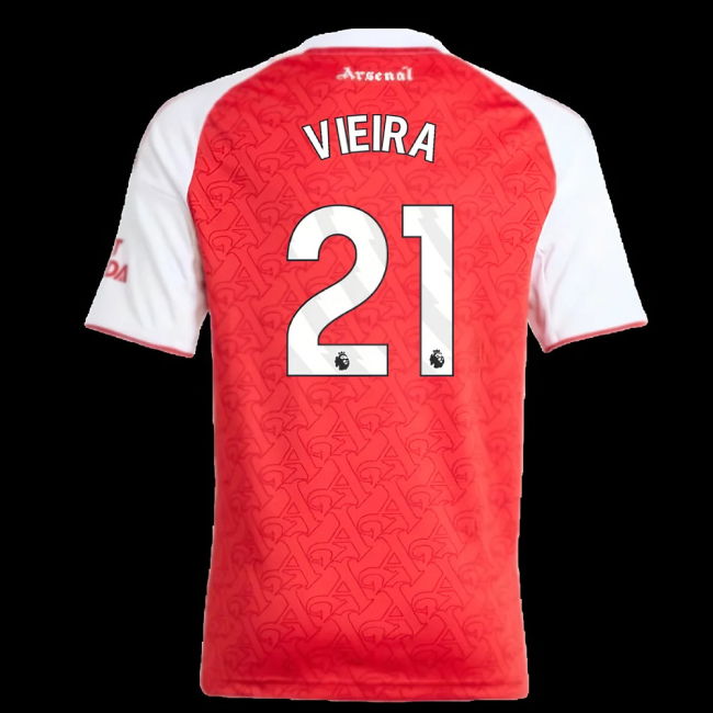 2025-2026 Arsenal Home Shirt (Kids) (Vieira 21)