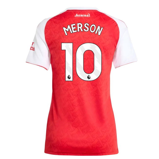 2025-2026 Arsenal Home Shirt (Womens) (Merson 10)