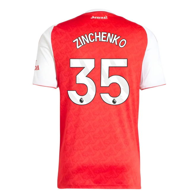 2025-2026 Arsenal Home Shirt (Zinchenko 35)