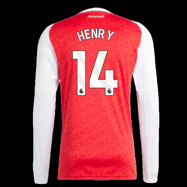 2025-2026 Arsenal Long Sleeve Home Shirt (Henry 14)