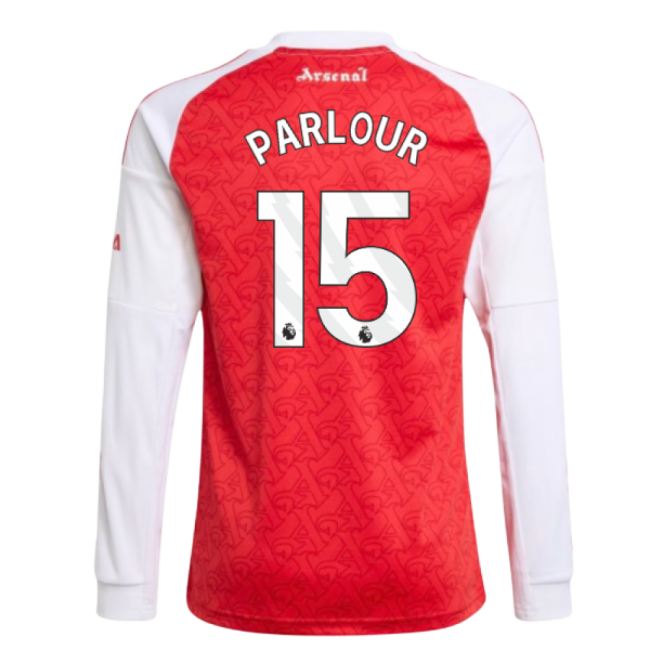 2025-2026 Arsenal Long Sleeve Home Shirt (Kids) (Parlour 15)